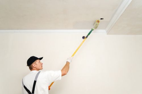 Ceiling painting with clean edge work in Boca Raton FL