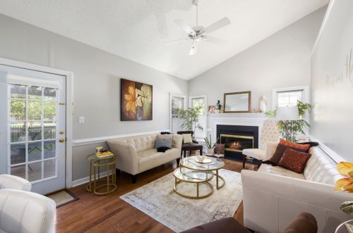 Finished interior painting and living room updates in Boca Raton FL