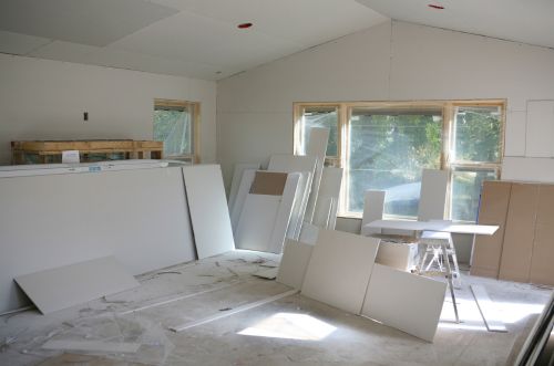 Interior renovation drywall installation in Boca Raton FL