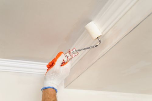 Trim painting and crown molding finish in Boca Raton FL